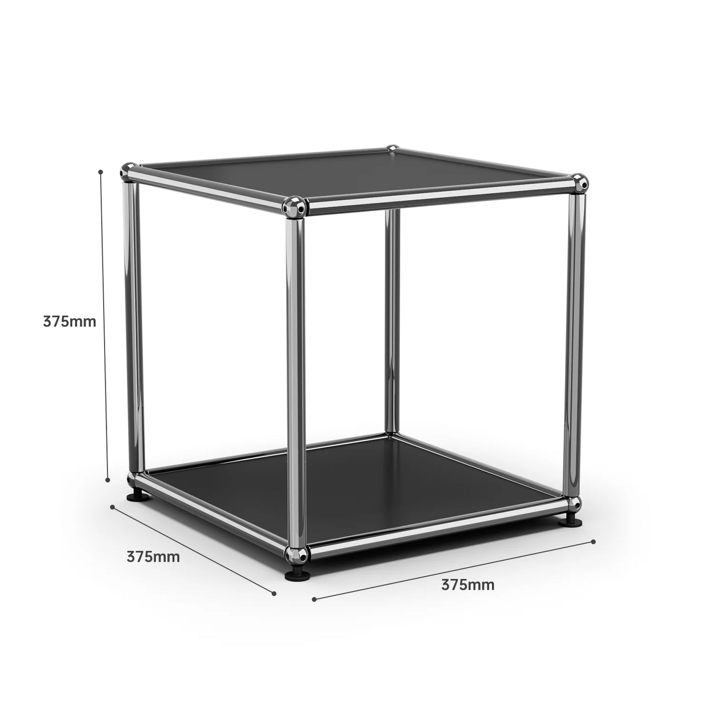 Storage Cabinet With Drawers Stainless Steel Structure with Door for Living Room Furniture Haller -No Keys