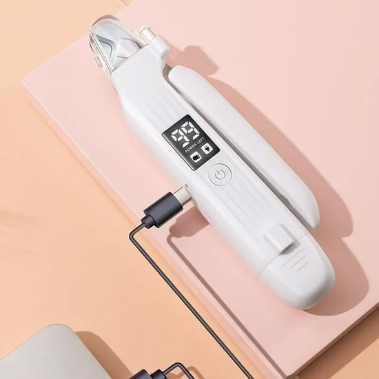 Dog Nail Grinder Electric Rechargeable Dog Nail Trimmer With LED Light Ergonomic Pet Paws Grooming Tool Quiet File Toenail