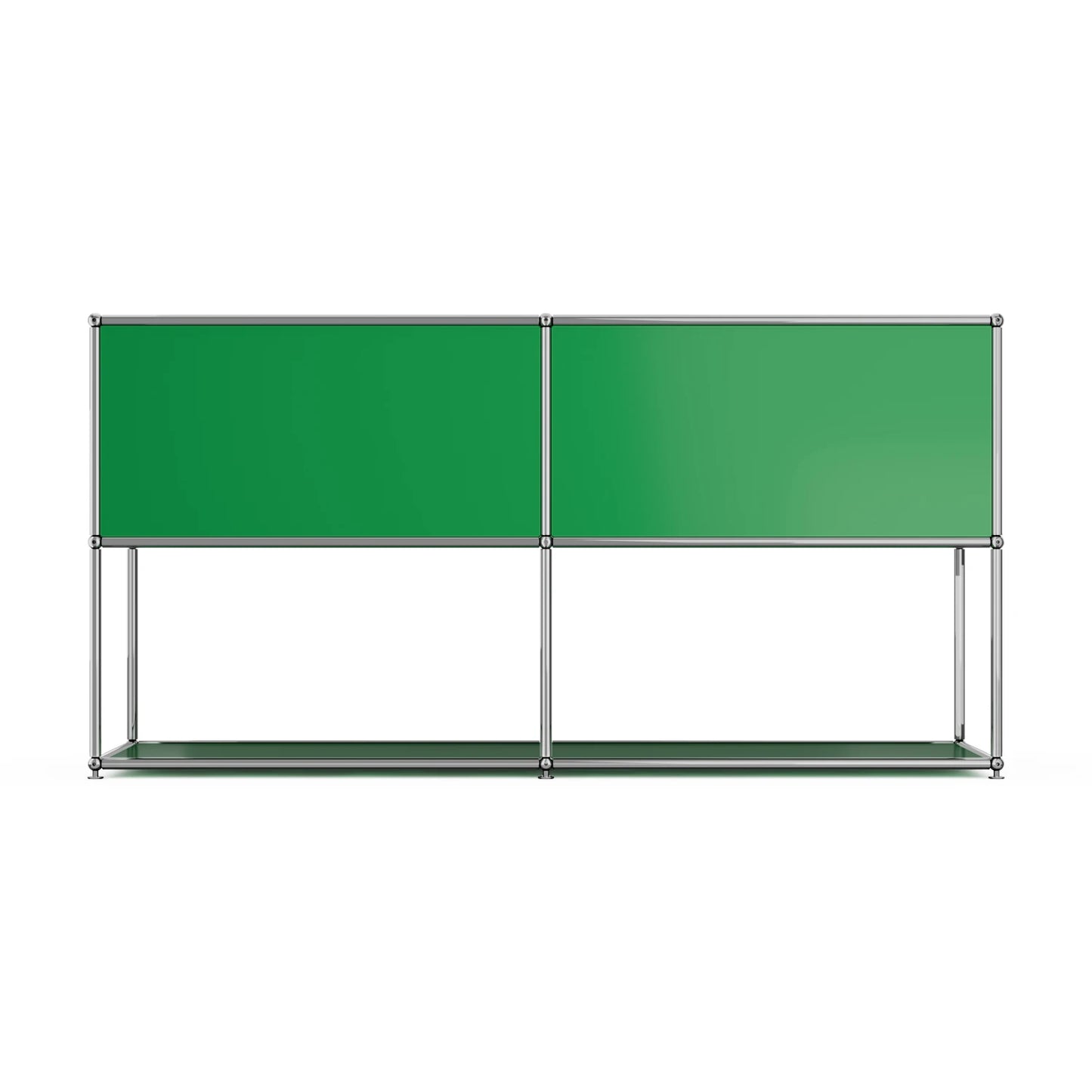 Storage Cabinet With Drawers Stainless Steel Structure with Door for Living Room Furniture Haller -No Keys