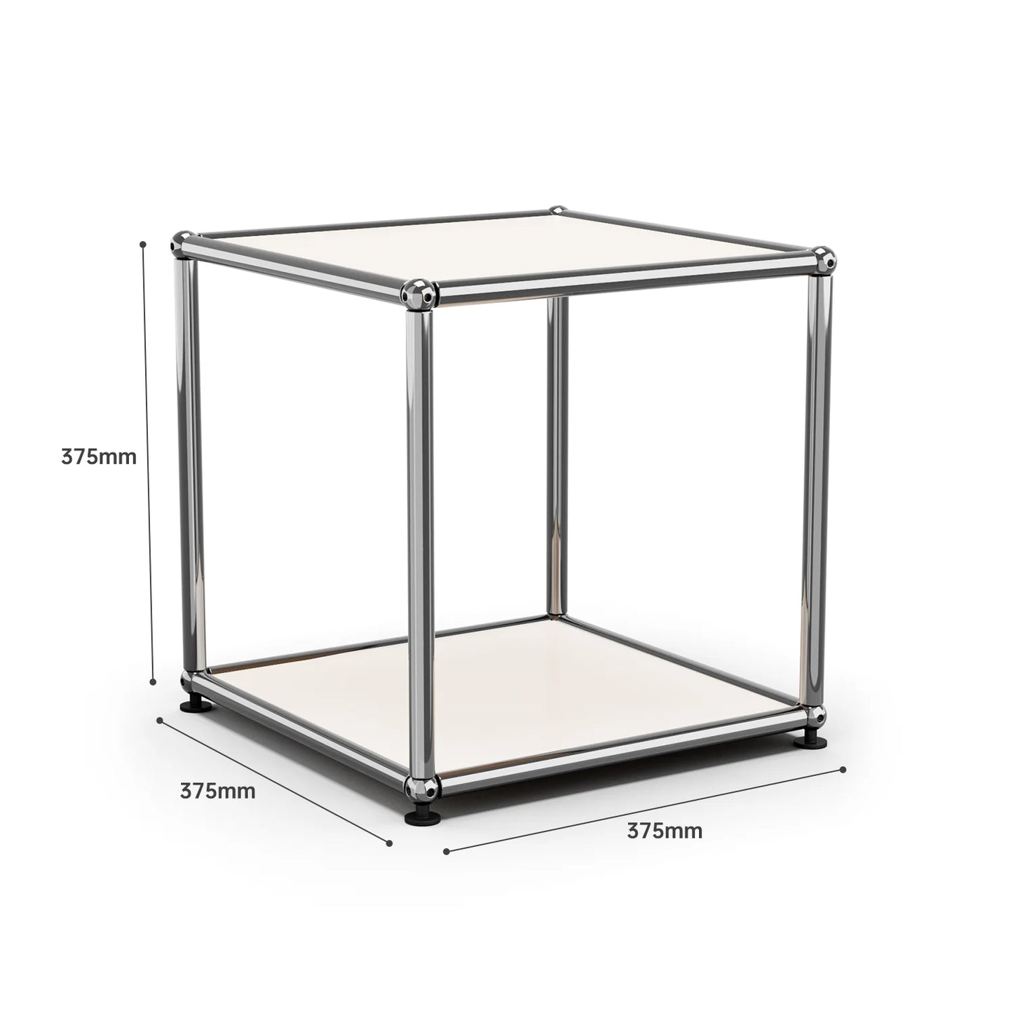 Storage Cabinet With Drawers Stainless Steel Structure with Door for Living Room Furniture Haller -No Keys