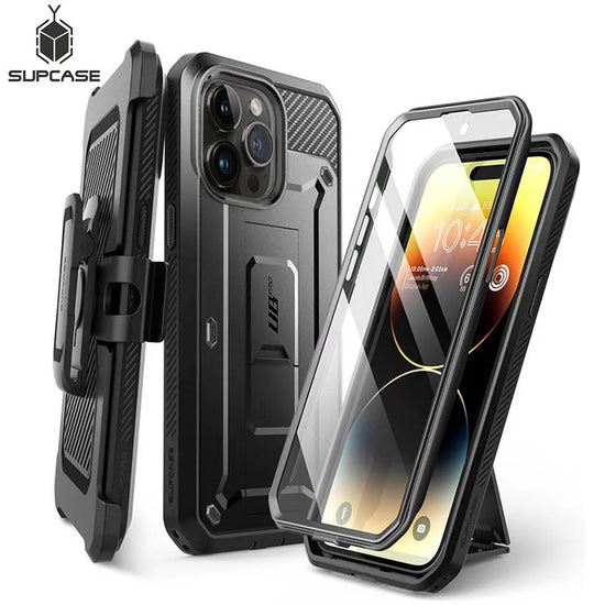 SUPCASE For iPhone 15 Pro Max Case 6.7" (2023) UB Pro Full-Body Rugged Heavy Duty Rugged Case with Built-in Screen Protector